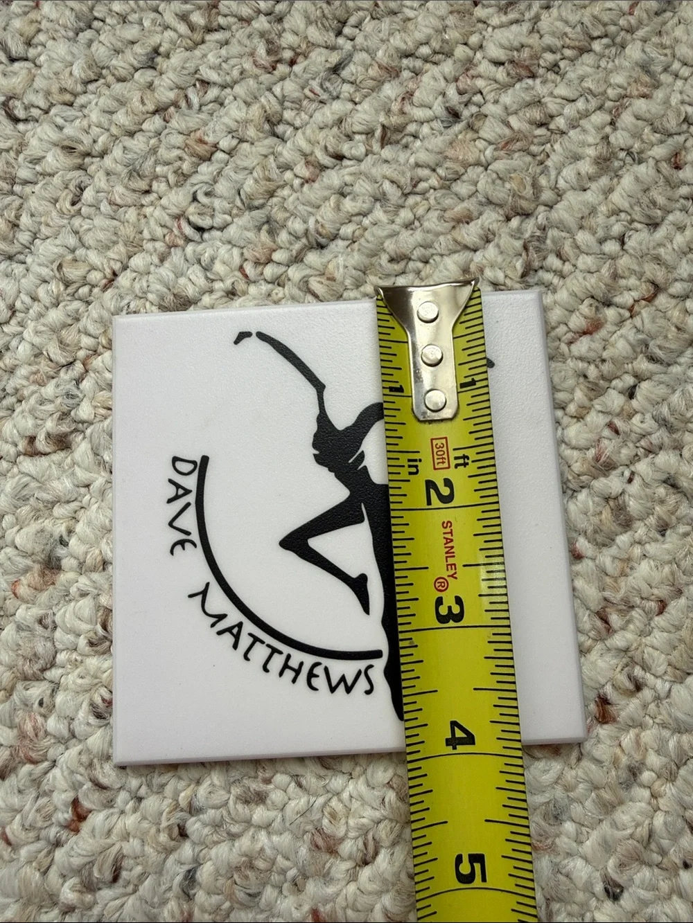 Dmb Dave Matthews band coaster drinks Black & White bar Tile Art rare Firedancer